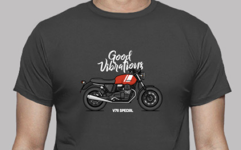 Camiseta Moto Guzzi V7II Special